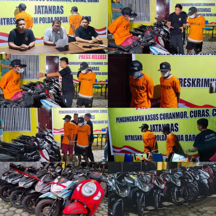 Dua Remaja Diduga Spesialis Curanmor di Sorong Diamankan, Polisi Ungkap 18 TKP