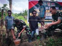 Perkuat Konektivitas Wilayah, Kodim 1710/Mimika Ground Breaking 6 Jembatan Garuda