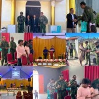 Merajut Kasih dan Kedamaian, Satgas Yonif 2 Marinir Dampingi Ibadah Minggu Warga Waghete