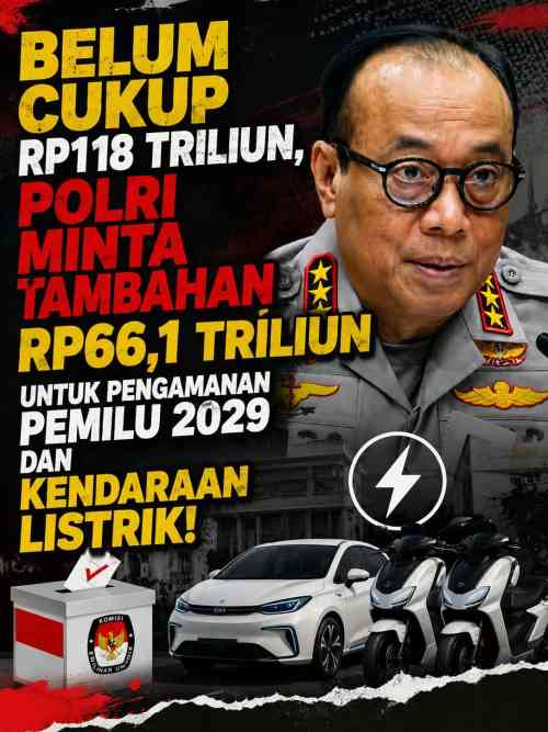 Anggaran Polri 2027 Dinilai Kurang, Komjen Dedi Ajukan Tambahan Rp66,1 Triliun