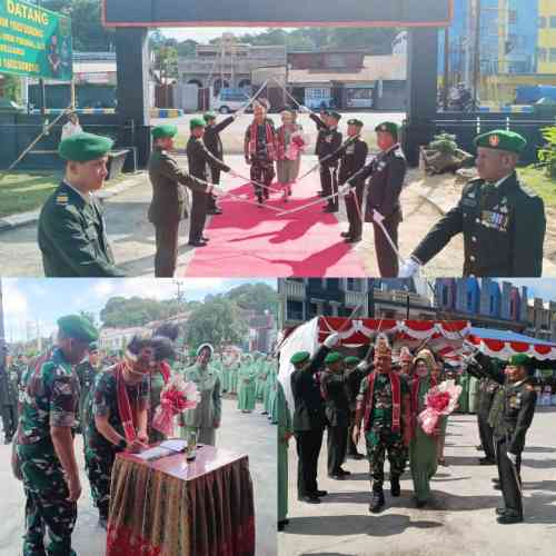 Letkol Inf Nehemia Urim Ferdana Resmi Pimpin Kodim 1802/Sorong, Dandim Baru Ajak Prajurit Perkuat Kekompakan