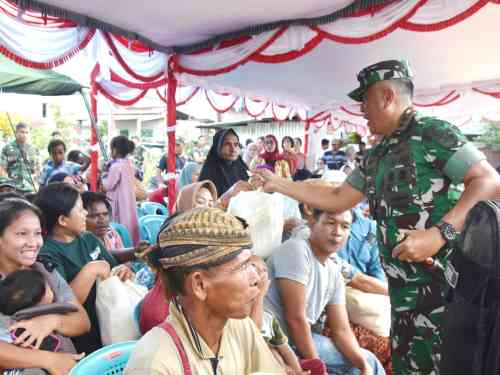Pangdam XVII/Cenderawasih Pimpin Peletakan Batu Pertama Jembatan Garuda Merah Putih di Mimika
