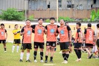 Senkom FC dan Persera FC Lampung Pererat Silaturahmi Lewat Laga Persahabatan