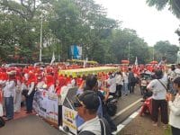 Massa Bergerak ke Monas, Program Makan Bergizi Gratis Diminta Tetap Berjalan
