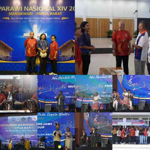 IMG-20260623-WA0136 Meriahkan Pesparawi Nasional XIV 2026, Ketua Persit KCK Daerah XVIII/Kasuari dan Prajurit Kodam Kasuari Tebar Semangat Kebersamaan