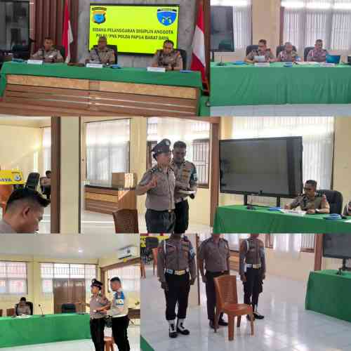 IMG-20260624-WA0019 Bid Propam Polda PBD Gelar Sidang Disiplin terhadap Personel yang Mangkir Dinas