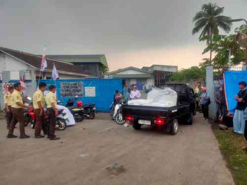 Aksi Buruh PT Doga Group Berlangsung Kondusif, Polsek Cikupa Kedepankan Pendekatan Humanis