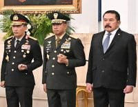 Panglima TNI Hadiri Pelantikan Kepala BGN serta Penasihat Khusus Presiden