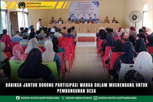 foto website - 2026-06-23T111818.357 Babinsa Jantur Dorong Partisipasi Warga dalam Musrenbang untuk Pembangunan Desa