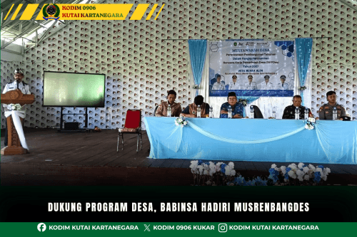 foto website Dukung Program Desa, Babinsa Hadiri Musrenbangdes