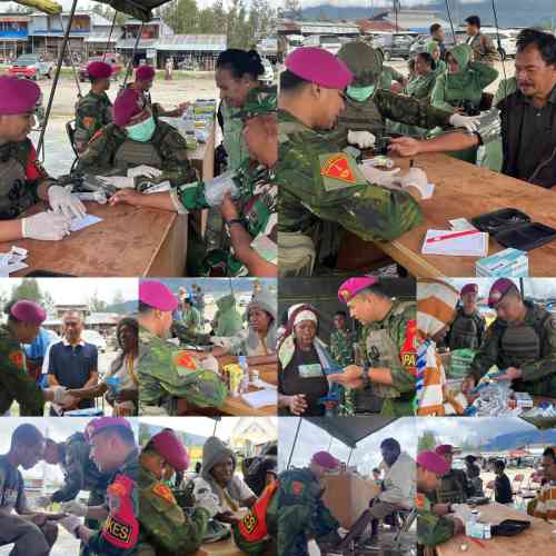 IMG-20260701-WA0022 Menjaga Kesehatan dan Harapan Warga Distrik Tigi, Satgas Yonif 2 Marinir Bersinergi dengan Kodim 1703/Deiyai Gelar Pengobatan Gratis