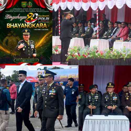 IMG-20260701-WA0024 Dandim 1802/Sorong Hadiri Puncak Hari Bhayangkara Ke-80, Sinergi TNI-Polri Kian Kokoh Jaga Papua Barat Daya