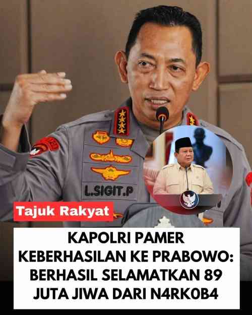 Sigit Tegaskan Komitmen Polri Perangi Narkoba dan Kejahatan Terorganisir