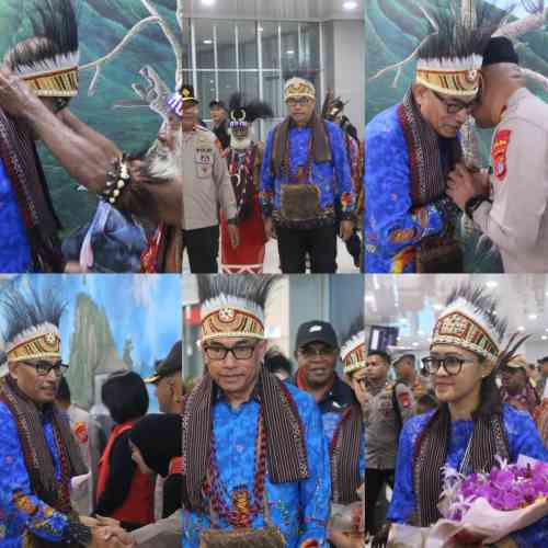 IMG-20260706-WA0110 Kapolda Papua Barat Daya Tiba di Bandara Deo Sorong, Disambut Hangat Forkopimda dan Jajaran Polda