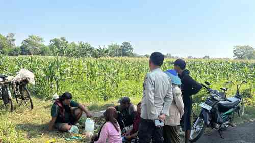 Polsek Wonoasih Perkuat Ketahanan Pangan Lewat Dialog dengan Petani Jagung