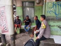 Sambangi Pangkalan Ojek Turbin, Bhabinkamtibmas Desa Bitung Jaya Ajak Pengemudi Jaga Kamtibmas