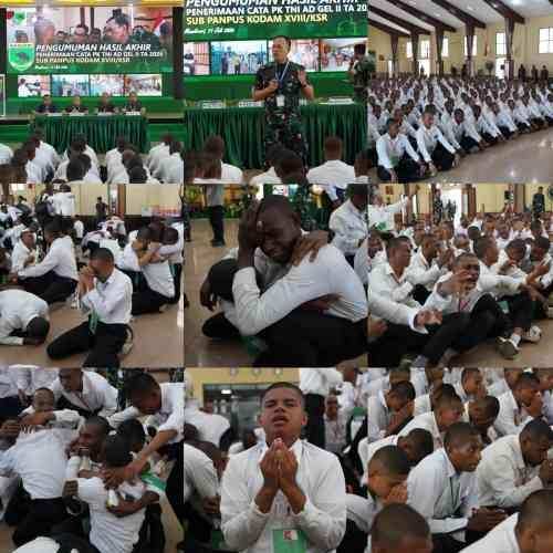 IMG-20260712-WA0018 Transparansi dan Integritas Warnai Pengumuman Cata PK TNI AD Gelombang II TA 2026 di Kodam XVIII/Kasuari