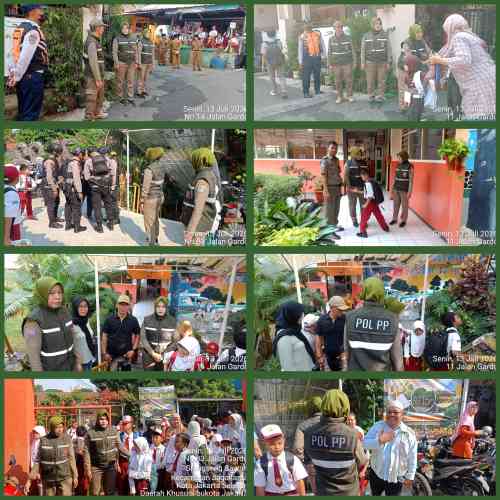 Teror Bom di SDN 15 Srengseng Sawah Jadi Perhatian, Aparat Gabungan Pastikan Keamanan Sekolah