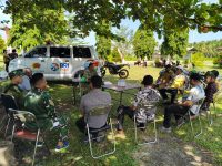 Dandim 1505/Tidore Bahas Mekanisme Pekerjaan Fisik TMMD Ke-129 Bersama Kepala Desa