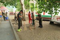 Jaga Keindahan Wisata, Kodim 1505/Tidore Bersihkan Pantai