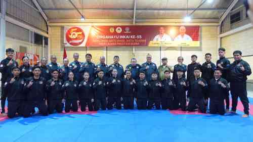 WhatsApp Image 2026-07-06 at 07.36.52 Ketua Umum PP INKAI Laksda TNI Ivan Yulivan lepas Team Karate INKAI ke Kejuaraan Dunia Karate SEAKF di Vietnam