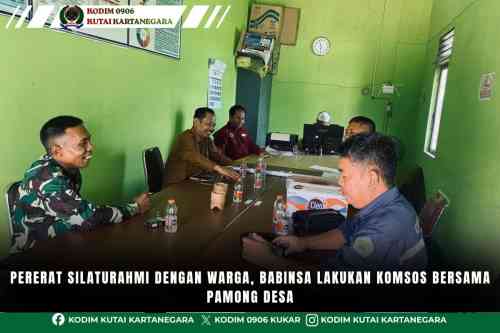 foto website - 2026-07-07T121235.589 Pererat Silaturahmi dengan Warga, Babinsa Lakukan Komsos Bersama Pamong Desa