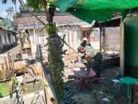 Tingkatkan Kualitas Hidup Warga, Kopka Slamet Prasetiyo Dampingi Renovasi RTLH Dan MCK Di Pakunden