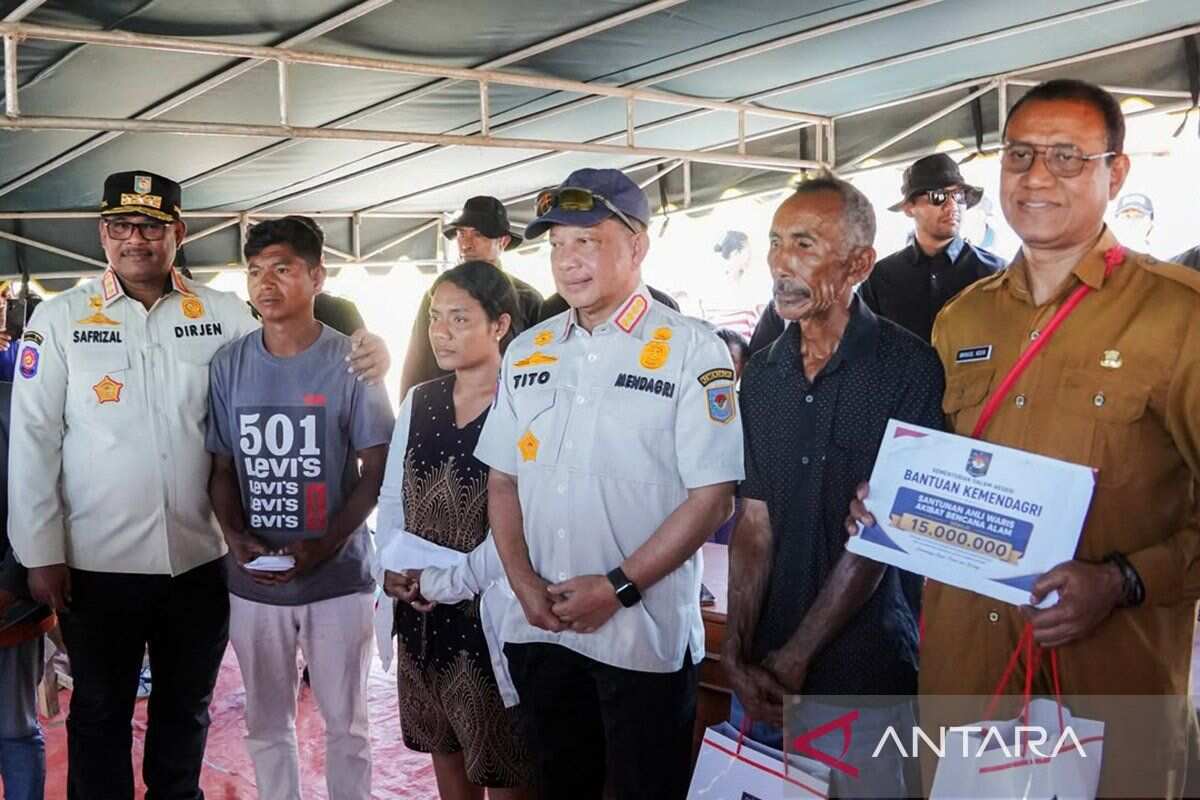 Kemendagri terjunkan lima tim awasi pemanfaatan bantuan gempa NTT