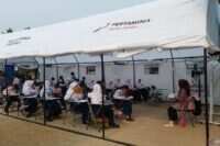 Pemulihan Pembelajaran di SMPN 19 Bengkulu Melalui Tenda Darurat