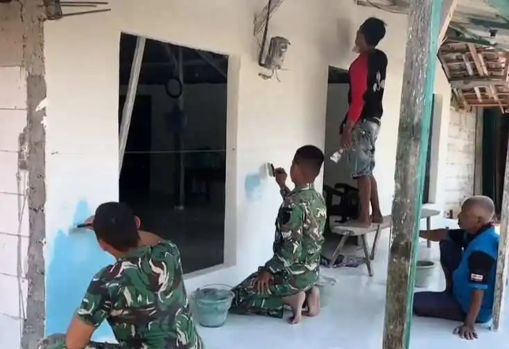 IMG-20260805-WA0089 Goresan Kuas Pembawa Asa: TMMD 129 Bojonegoro Wujudkan Hunian Nyaman Mbah Samijan