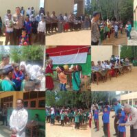 Semarak HUT RI ke-81, Polresta Sorong Kota Gelar Lomba Meriah Bersama Anak-Anak Yayasan Eme Yodere