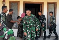 Jalinan Kekeluargaan Takkan Putus, Satgas TMMD 129 Bojonegoro Pamitan dengan Warga Kesongo