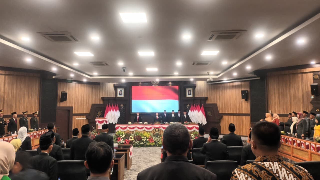 Wali Kota dan Forkopimda Hadiri Rapat Paripurna DPRD Mojokerto, Ikuti Pidato Kenegaraan Presiden 2026