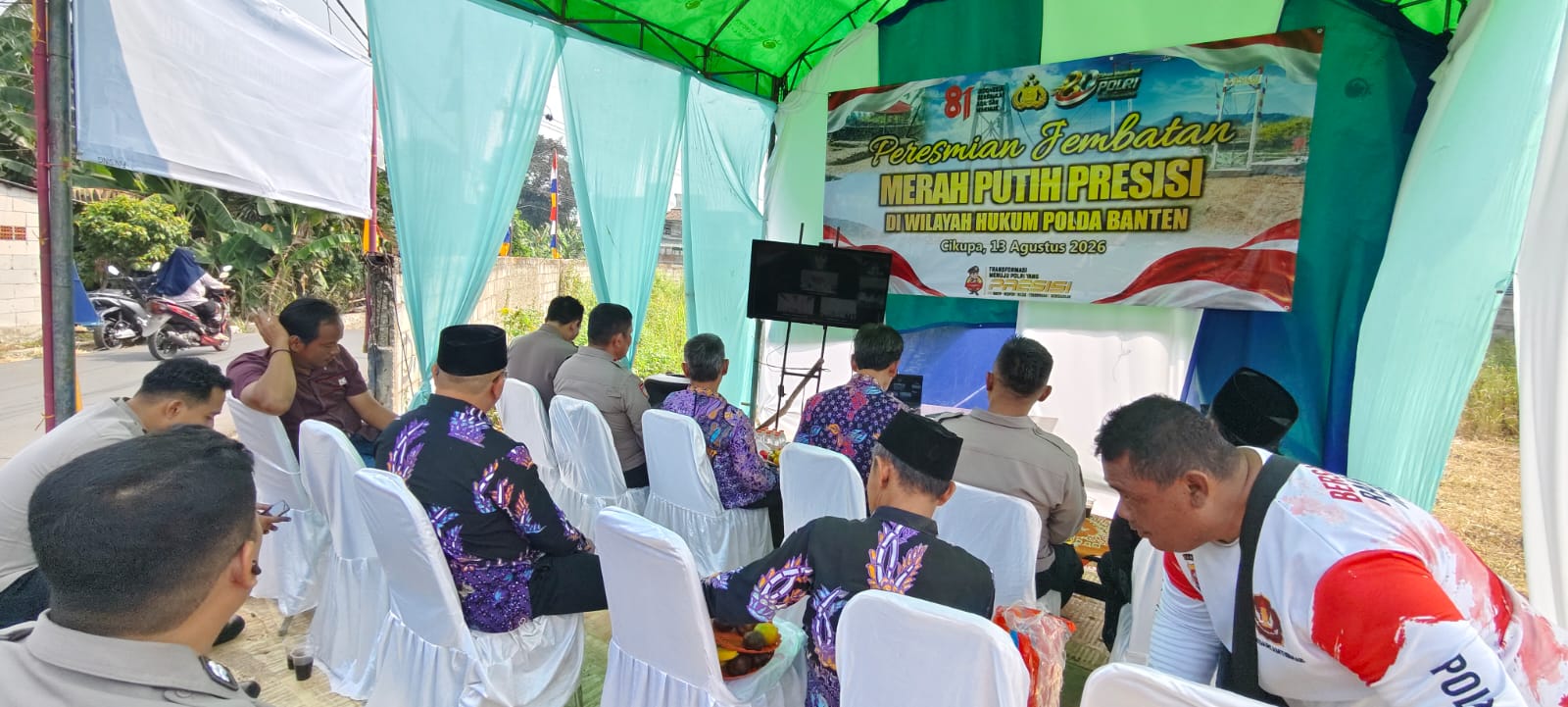 IMG-20260815-WA0007 Jembatan Merah Putih Pasir Jaya Diresmikan Presiden RI, Polsek Cikupa Kawal Momentum Peningkatan Konektivitas Warga