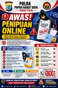 Polda Papua Barat Daya Imbau Masyarakat Waspadai Penipuan Rekrutmen Perusahaan Negara