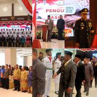 Kapolda Hadiri Pengukuhan Paskibraka Tingkat Provinsi Papua Barat Daya