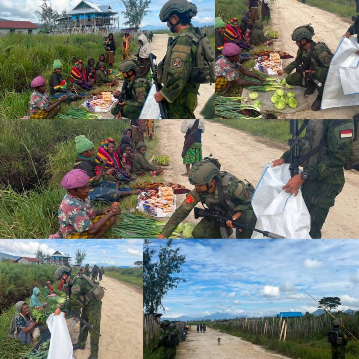 IMG-20260819-WA0047 Hasil Bumi Warga Ekadide Laris Manis, Bukti Kedekatan Satgas Yonif 2 Marinir dengan Masyarakat