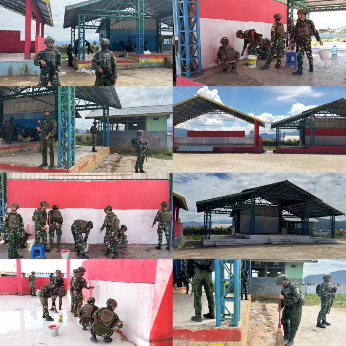 IMG-20260819-WA0048 Merah Putih Warnai Enarotali, Satgas Yonif 2 Marinir Percantik Fasilitas Umum Lapangan Karel Gobay