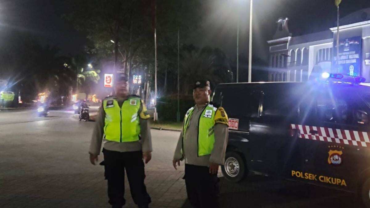 IPDA Syaiful Rusdiansyah Pimpin Patroli KRYD, Jaga Kamtibmas Wilayah Cikupa Tetap Kondusif