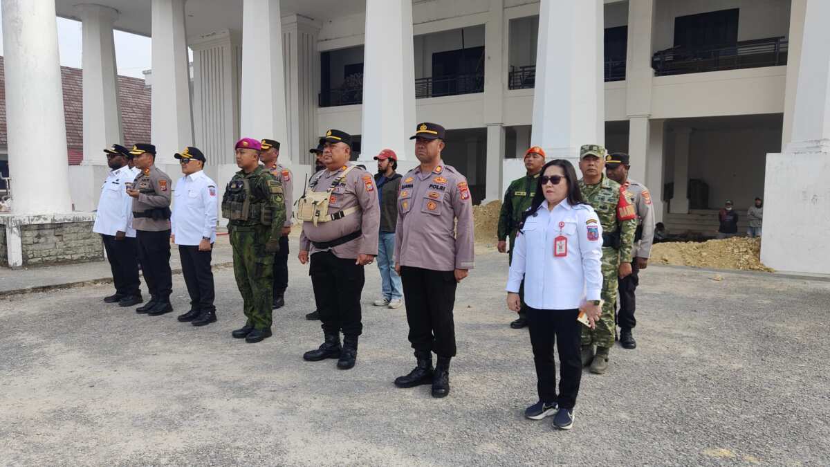 Bersama Unsur Forkopimda, Satgas Yonif 2 Marinir Siap Mendukung Penanganan Bencana di Kabupaten Paniai