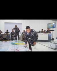 Pangkoarmada III Hadiri Tactical Floor Game Latihan Operasi Mengatasi Gerakan Separatis Bersenjata TA 2026