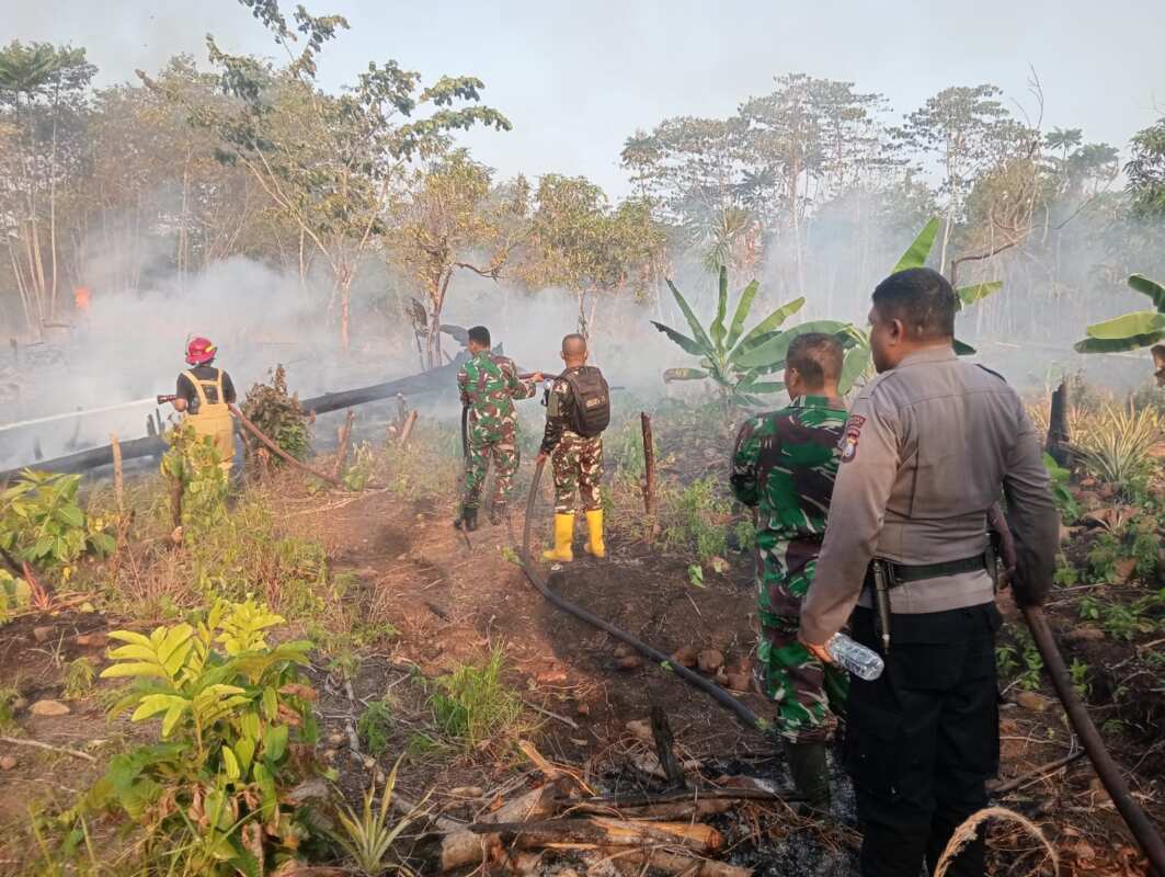 Gerak Cepat TNI di Tengah Kepulan Asap, Karhutla Berhasil Dipadamkan