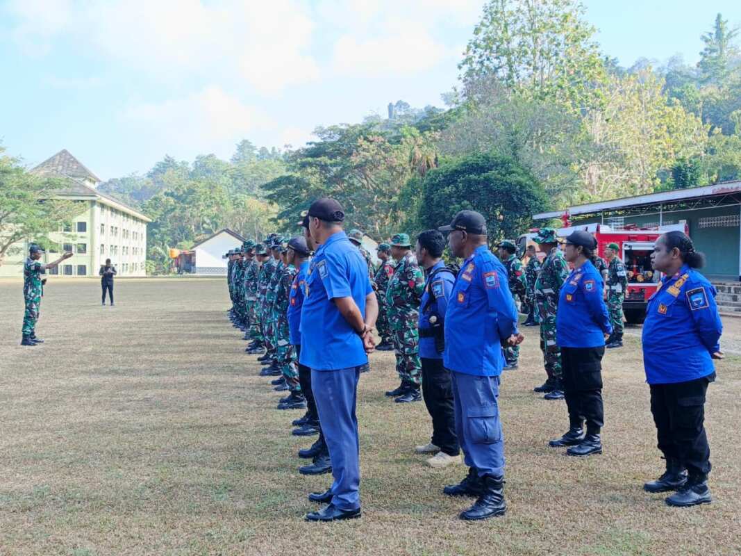 Kodam XVIII/Kasuari Perkuat Pemahaman Masyarakat dalam Penanganan Kebakaran