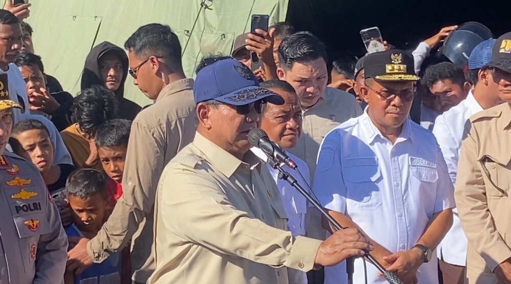 Presiden Tinjau Penanganan Dampak Gempa Bumi di Nagekeo