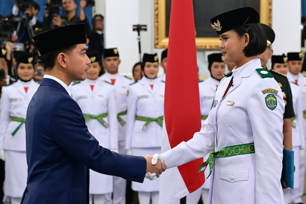 Panglima TNI Hadiri Pengukuhan Paskibraka Tingkat Pusat Tahun 2026