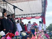 Upacara HUT ke-81 RI di Yahukimo Berlangsung Khidmat, Bupati Didimus Yahuli Pimpin Langsung