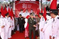 Dandim 0908/Bontang Hadiri Upacara Peringatan Detik-Detik Proklamasi HUT Ke-81 Kemerdekaan RI
