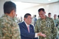 Wapang TNI Dampingi Menhan RI dalam Rapat Kerja Bersama Komisi I DPR RI