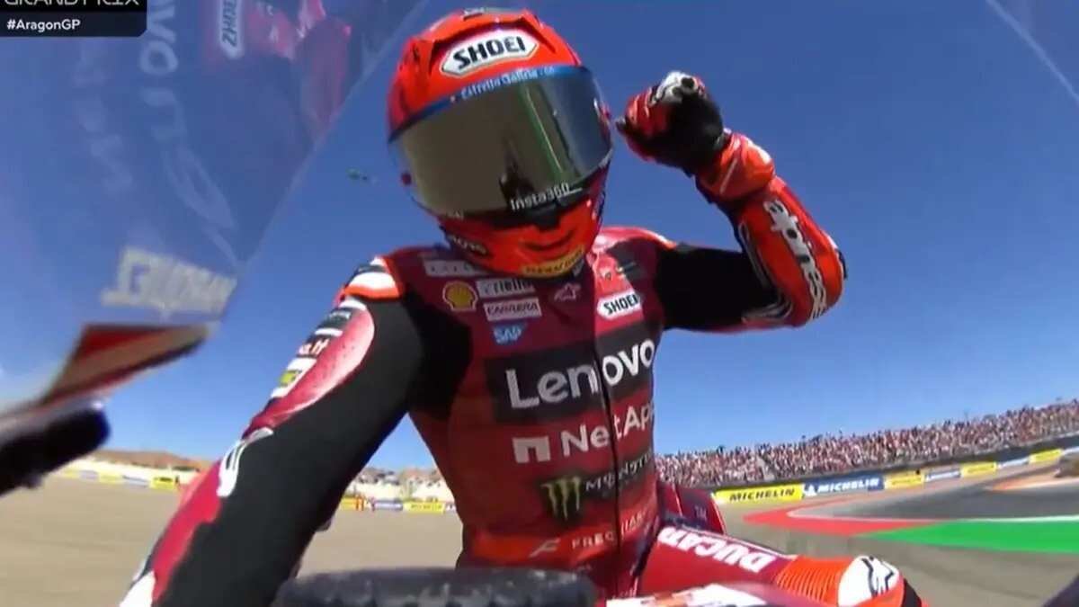 Marc Marquez Raih Gelar Juara di MotoGP Aragon 2026