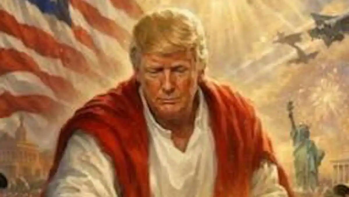 Analisis Motif di Balik Unggahan Foto AI Donald Trump